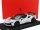 Bbr-Models - FERRARI SF90 XX STRADALE 2024 - CON VETRINA - WITH SHOWCASE BIANCO ARTICO - WHITE ORANGE BLACK