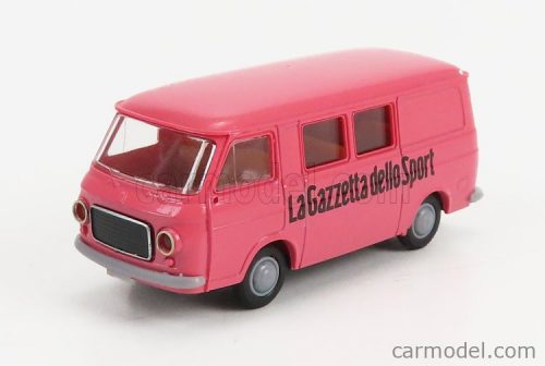 Brekina Plast - Fiat 238 Half Van La Gazzetta Dello Sport 1969 Pink