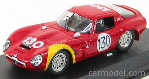 Best-Model - Alfa Romeo Tz2 N 130 Targa Florio 1966 Bianchi - Bussinello Red