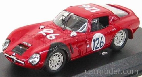 Best-Model - Alfa Romeo Tz2 N 126 Targa Florio 1966 Pinto - Todaro Red