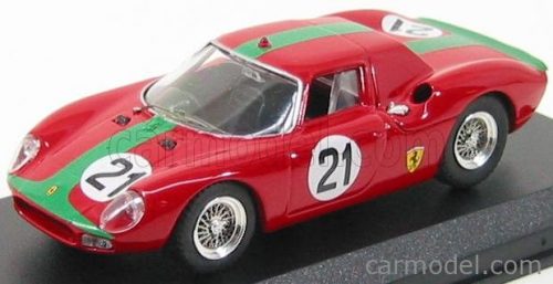 Best-Model - Ferrari 250 Lm Monza 1966 N 21 De Siebenthal Red