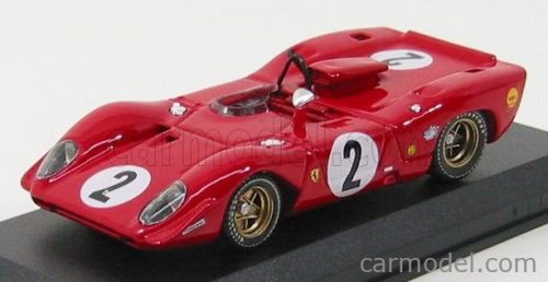 Best-Model - Ferrari 312 P Spy Monza 1969 N 2 Rodriguez Schetty Red