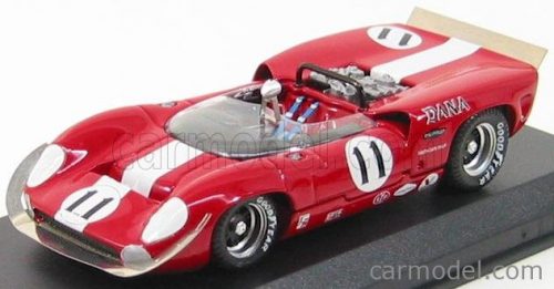 Best-Model - Lola T70 Spider N 11 Laguna Seca 1967 L.Motschenbaker Red White