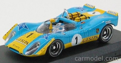 Best-Model - Porsche 908/2 N 1 Jarama 1970 Alex-Soler Roig Blue Yellow