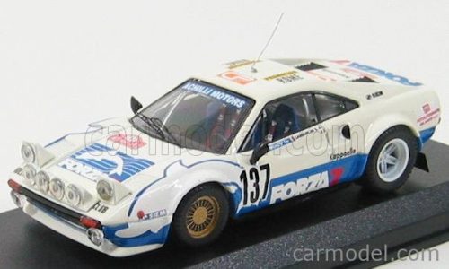 Best-Model - Ferrari 308 Gtb Gr N 137 Rally Montecarlo 1982 Zamborlini - Nenes White Blue