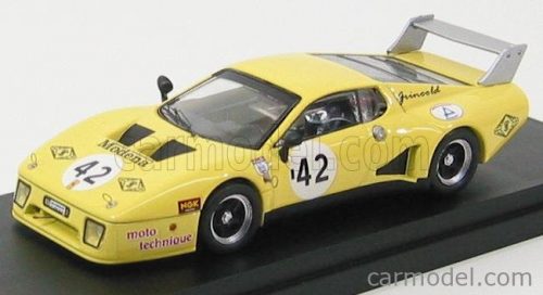 Best-Model - Ferrari 512Bb Lm N 42 Silverstone 1981 Bond - Bell - Griswor. Yellow