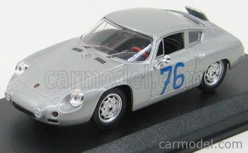 Best-Model - Porsche 1600Gs Abarth N 76 Targa Florio 1963 A.Pucci - P.E. Strahle Silver