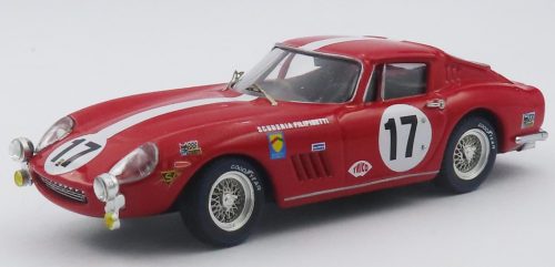 Best-Model - FERRARI 275 GTB 3.3L V12 TEAM SCUDERIA FILIPINETTI N 17 24h LE MANS 1968 JACQUES REY - CLAUDE HALDI RED