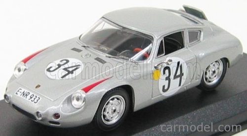 Best-Model - Porsche 1600Gs Abarth N 34 Le Mans 1962 Barth - Herrmann Silver