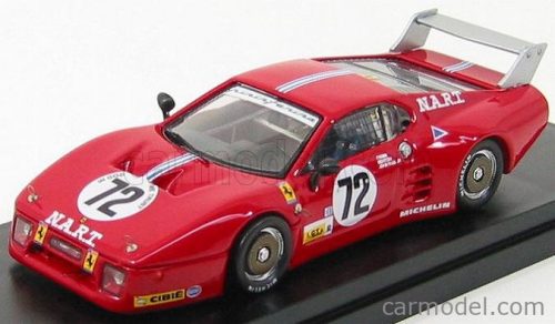 Best-Model - Ferrari 512Bb Lm Team N.A.R.T. N 72 24H Le Mans 1982 A.Cudini - J.Morton - J.Paul Red