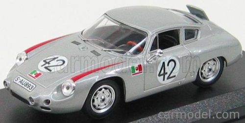 Best-Model - Porsche 356B 1600Gs Carrera Gtl Abarth N 42 Targa Florio 1962 Herrmann - Linge Silver