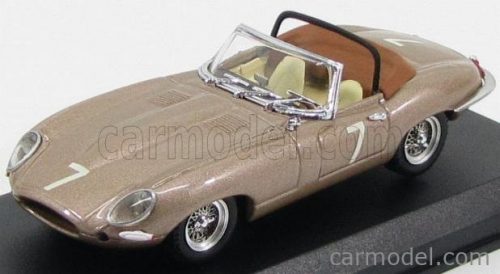 Best-Model - Jaguar E-Type Spider N 7 Del Mar Usa 1961 Wally Barnitz Bronze Met