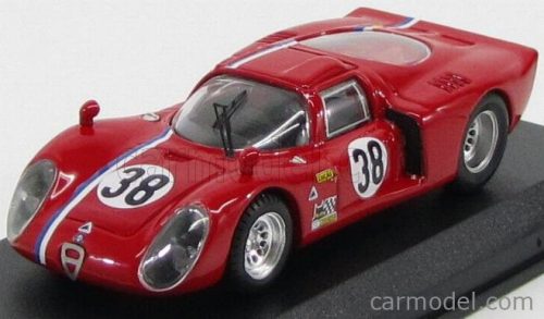 Best-Model - Alfa Romeo 33.2 Coupe N 38 Test Le Mans 1968 Gosselin - Trosch Red