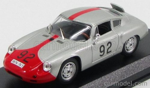 Best-Model - Porsche 356 Carrera Abarth Gtl N 92 6Th Assoluto - Winner Categoria Gran Turismo Targa Florio 1961 P-E.Strahle - A.Pucci Silver Red