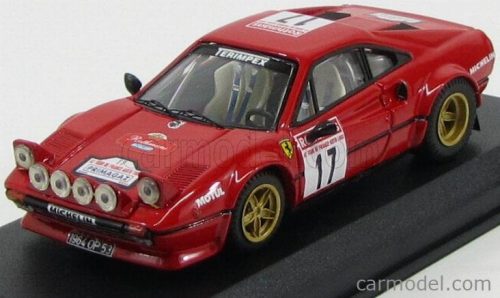 Bestmodel - Ferrari 308 Gtb N 17 Tour De France 1953 Bouteloup - Panic Red