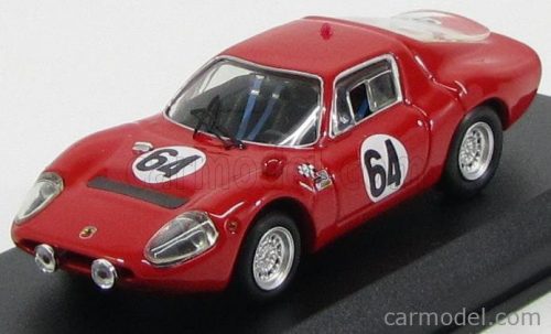 Best-Model - Fiat Abarth Ot1300 Team Ecurie Du Maine N 64 24H Le Mans 1967 Martin - Mesange Red