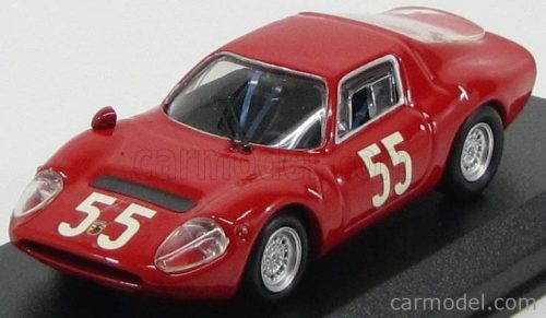 Best-Model - Fiat Abarth Ot1300 Coupe N 55 Monza 1966 Baghetti - Cella - Fischhaber - Furtmayr Red