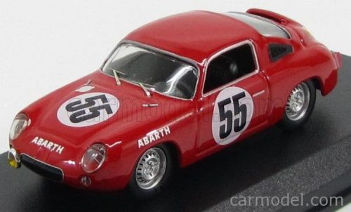 Best-Model - Fiat Abarth 700S Coupe Team Abarth & Cie N 55 24H Le Mans 1961 P.Condrillier - C.Foitek Red