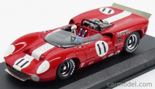 Best-Model - Lola T70 Spider N 11 Bridgehampton 1967 L.Motscheker Red White