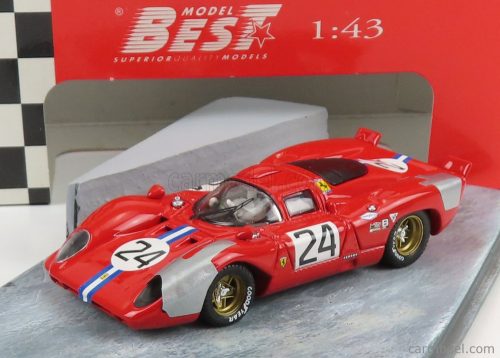 Best-Model - Ferrari 312 Coupe N 24 Daytona 1970 M.Parkes - S.Posey Red