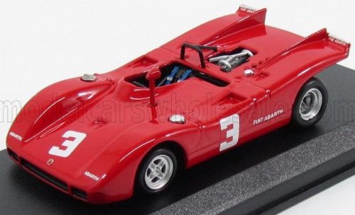 Best-Model - FIAT ABARTH 2000 SPIDER N 3 2nd EUROPEAN 2 LITRE CHAMPIONSHIP SALZBURGRING 1970 D.QUESTER RED