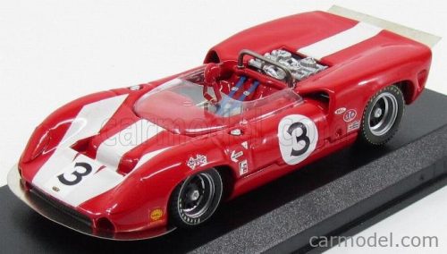 Best-Model - Lola T70 Mk2 Spider N 3 Winner Can-Am St Jovite 1966 J.Surtees Red