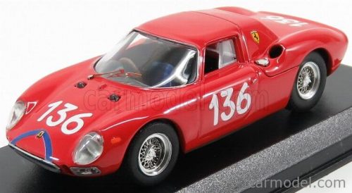 Best-Model - Ferrari 250 Lm N 136 Targa Florio 1965 Nicodemi - Lessona Red