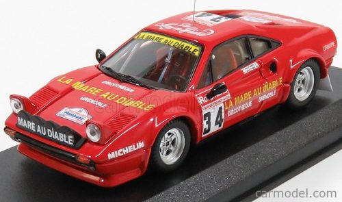 Best-Model - Ferrari 308 Gtb Gr.4 N 34 Tour De France 1983 Gauthier - Gauthier Red