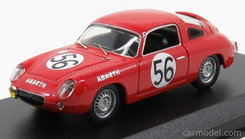 Best-Model - Fiat Abarth 700S N 56 24H Le Mans 1961 Bassi - Rigamonti Red