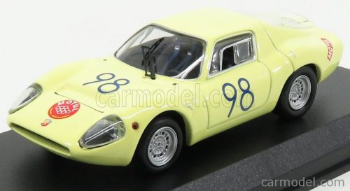 Best-Model - Fiat Abarth Ot1300 N 98 Winner S1.3 Class Targa Florio 1967 Garufi - Ferlito Yellow