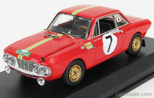 Best-Model - Lancia Fulvia Hf 1.3 Coupe N 7 Winner Rally Mediterranee 1969 H.Kallstrom - J.Gunnar Red