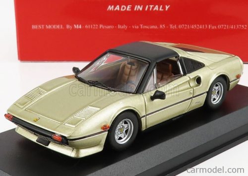 Best-Model - Ferrari 308 Gts Spider Closed Usa Version 1978 - Personal Car James Coburn Gold