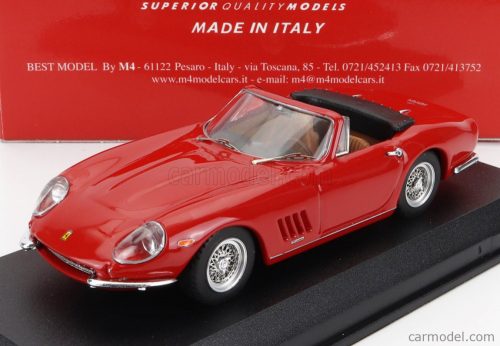 Best-Model - Ferrari 275 Gtb/4 Nart Spider 1967 Red