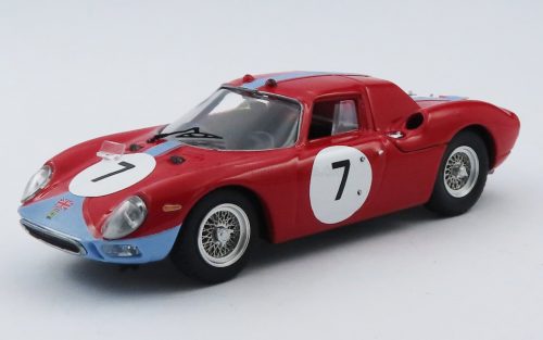 Best-Model - FERRARI 250LM 3.3L V12 N 7 WINNER 12h REIMS 1964 GRAHAM HILL - JOACHIM BONNIER RED BLUE