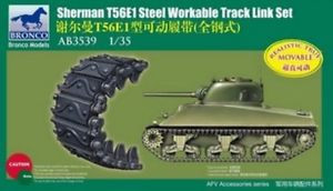 Bronco Models - Shermann T62 Workable Track Link Set