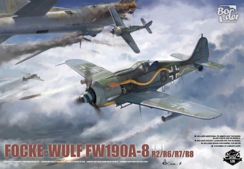 Border Model - 1/35 Focke-Wulf Fw190A-8 R2/R6/R7/R8 (4 in 1)