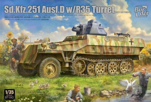 Border Model - 1/35 Sd.Kfz.251 Ausf.D With R35 Turret