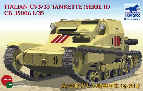 Bronco Models - Italian CV L3/33 Tankette (Serie II)