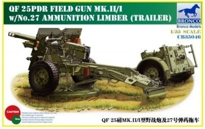 Bronco Models - QF 25pdr Field Gun Mk.II/I