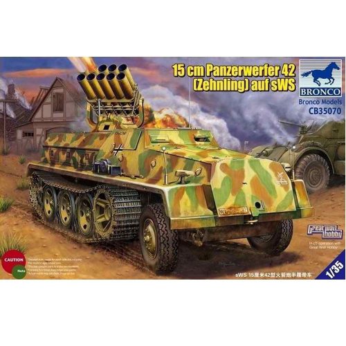 Bronco Models - 15cm Panzerwerfer 42 (Zehnling) auf sWS