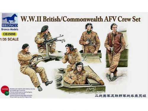 Bronco Models - British/Commonwealth Afv Crew Set