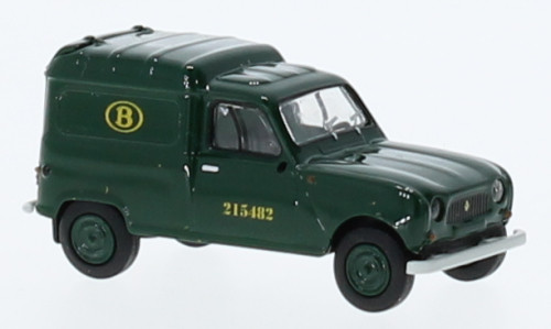 Brekina - Renault R4 Fourgonnette, 1961, Bahn Belgien (B), 1:87