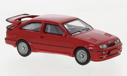 Brekina - Brekina, Ford Sierra RS Cosworth, rot, 1988, 1:87