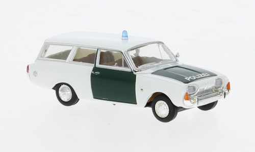 Brekina - Ford Taunus P3 Turnier, 1964, Polizei, 1:87