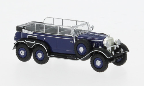 Brekina - Mercedes G4, dunkelblau, 1938, 1:87