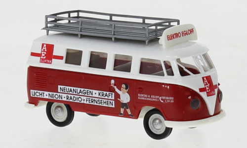 Brekina - VW T1b Kombi Elektro Egloff, 1960, Elektro Egloff, 1:87