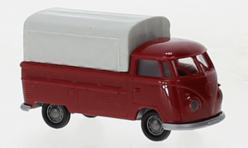 Brekina - VW T1b Pritsche, dunkelrot, 1960, 1:87