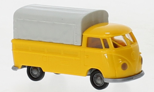 Brekina - VW T1b Pritsche, gelb, 1960, 1:87