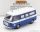 Brekina Plast - Fiat 238 Minibus Ambulanza Croce Bianca Milano 1966 Blue White