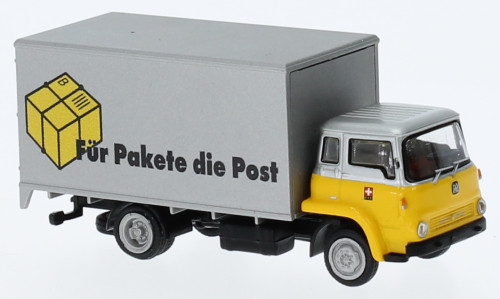 Brekina - Bedford TK Koffer, 1971, PTT (CH), 1:87